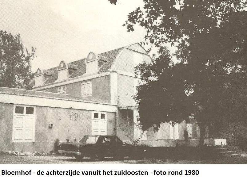 31. Bloemhof de achterzijde op het zuidoosten 1980